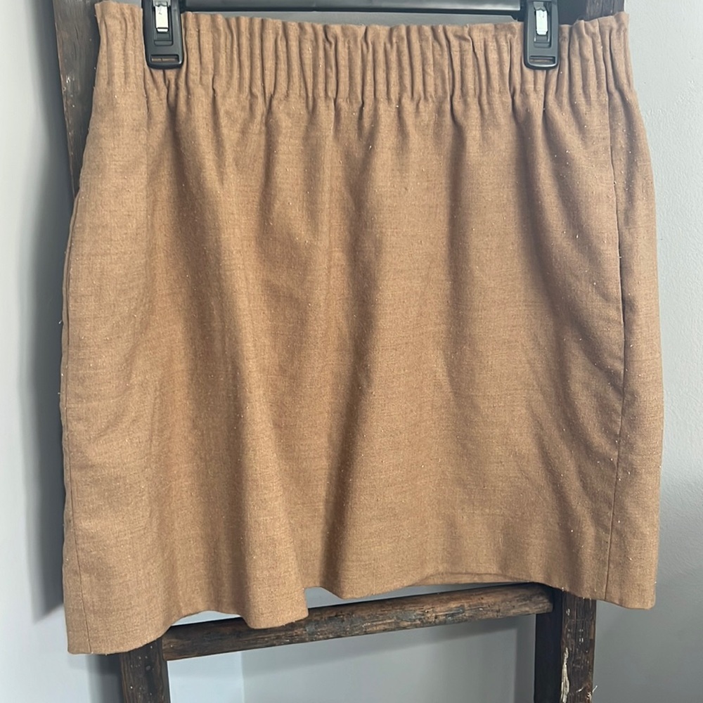 J Crew Pull on WOOL Sidewalk Skirt!